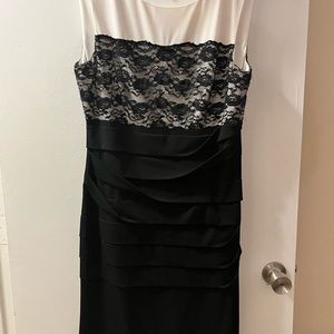 Black and white dress